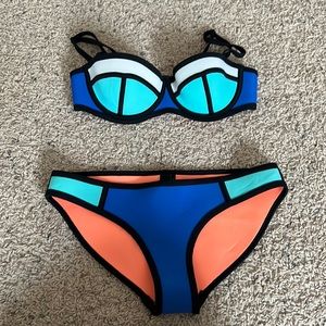 Triangl bikini neoprene.  Good condition top XS bottom S